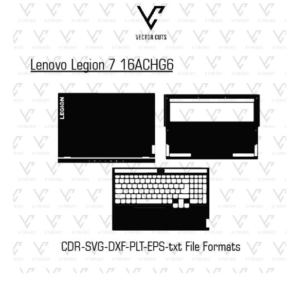 Lenovo Legion 7 16ACHG6 Laptop Skin Template