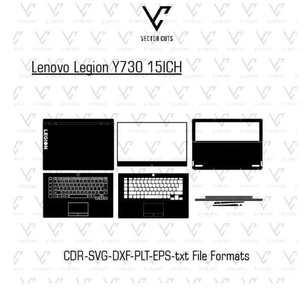 Lenovo Legion Y730 15ICH Laptop Skin Template