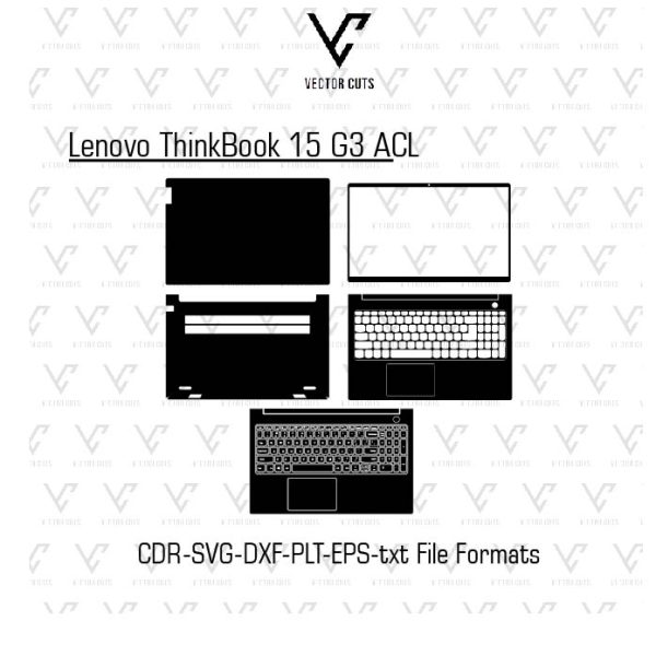 Lenovo ThinkBook 15 G3 ACL Laptop Skin Template