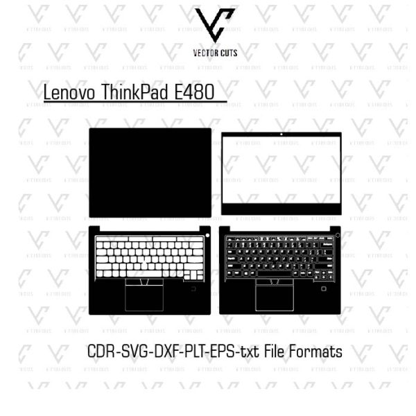 Lenovo ThinkPad E480 Laptop Skin Template