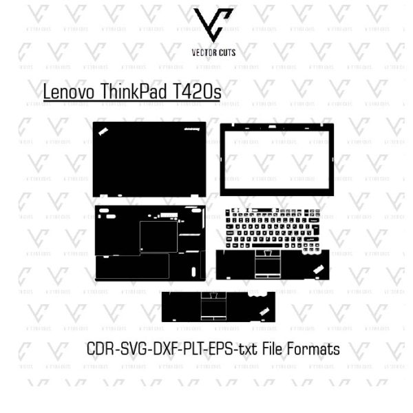 Lenovo ThinkPad T420s Laptop Skin Template