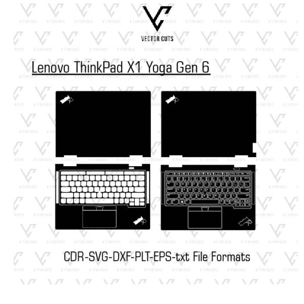 Lenovo ThinkPad X1 Yoga Gen 6 Laptop Skin Template