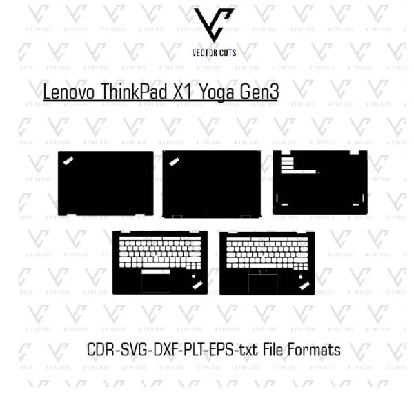 Lenovo ThinkPad X1 Yoga Gen3 Laptop Skin Template