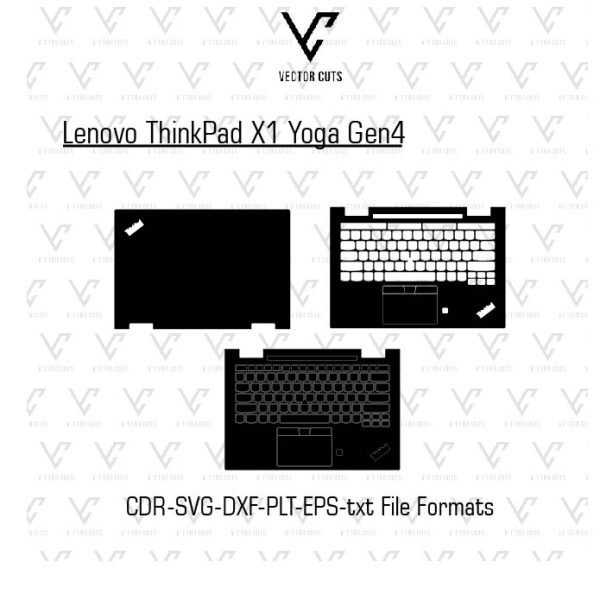 Lenovo ThinkPad X1 Yoga Gen4 Laptop Skin Template