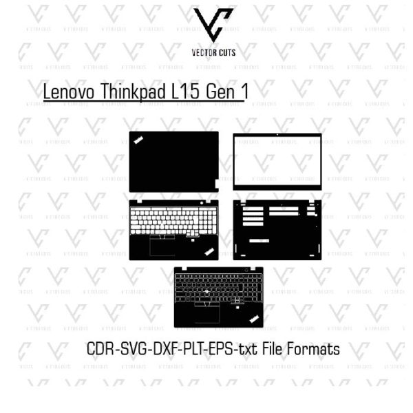 Lenovo Thinkpad L15 Gen 1 Laptop Skin Template