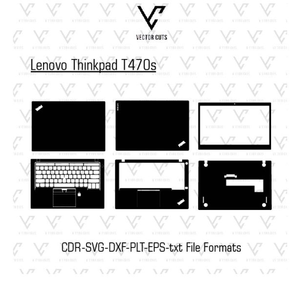 Lenovo Thinkpad T470s Laptop Skin Template