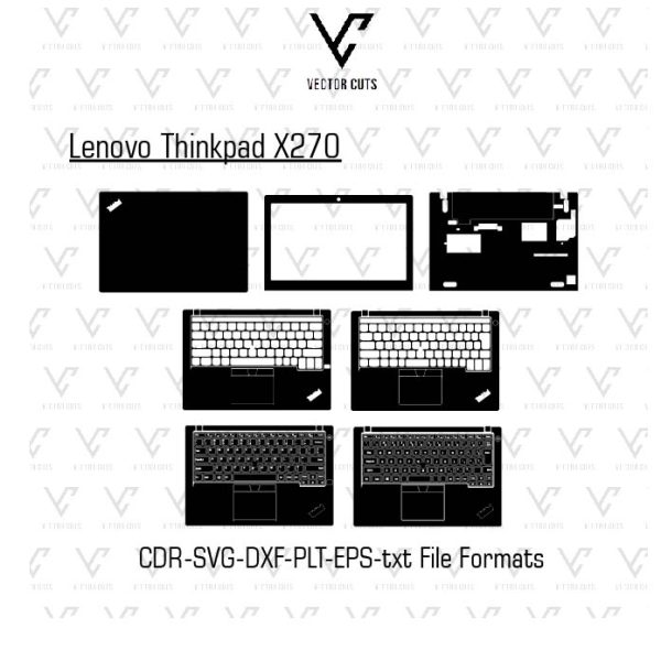 Lenovo Thinkpad X270 Laptop Skin Template