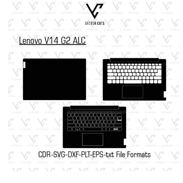 Lenovo V14 G2 ALC Laptop Skin Template