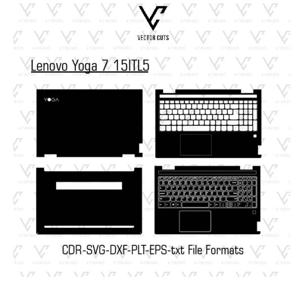 Lenovo Yoga 7 15ITL5 Laptop Skin Template
