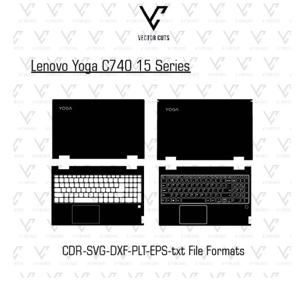Lenovo Yoga C740 15 Series Laptop Skin Template