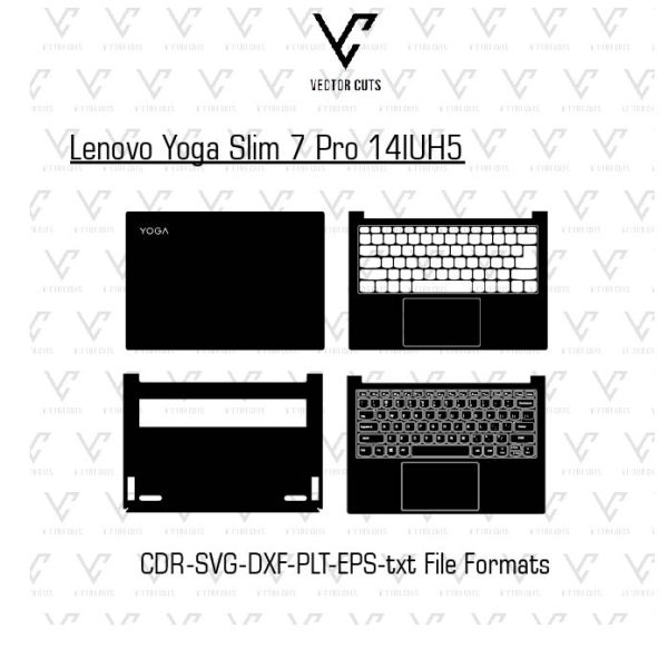 Lenovo Yoga Slim 7 Pro 14IUH5 Laptop Skin Template