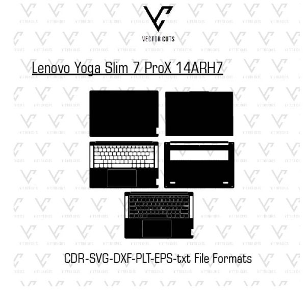 Lenovo Yoga Slim 7 ProX 14ARH7 Laptop Skin Template