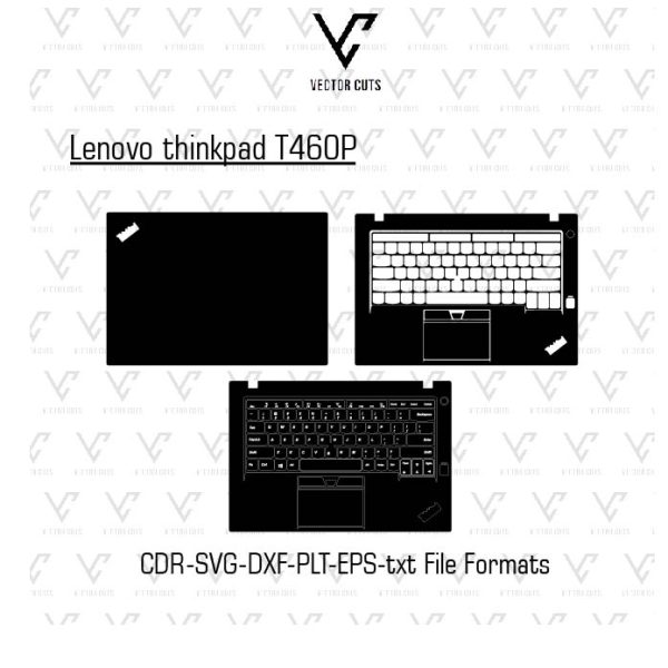 Lenovo thinkpad T460P Laptop Skin Template