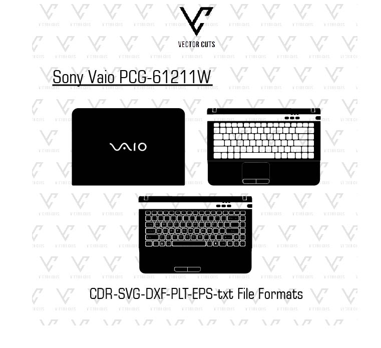 Sony Vaio PCG-61211W Laptop Skin Template