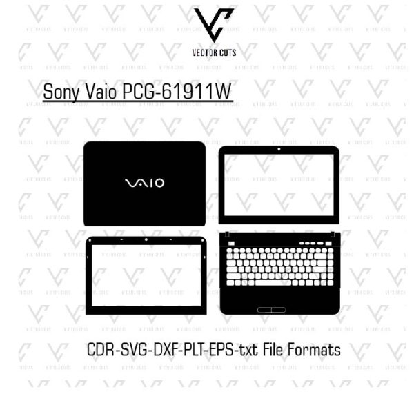 Sony Vaio PCG-61911W Laptop Skin Template