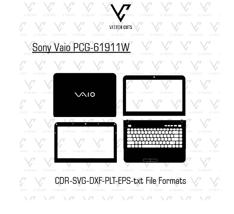 Sony Vaio PCG-61911W Laptop Skin Template