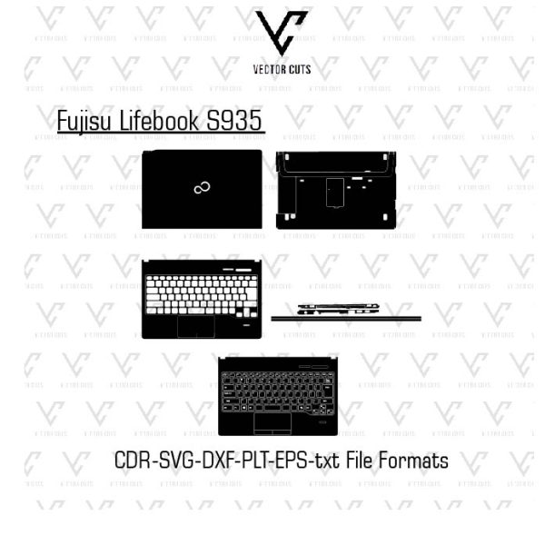 Fujisu Lifebook S935 Laptop Skin Template