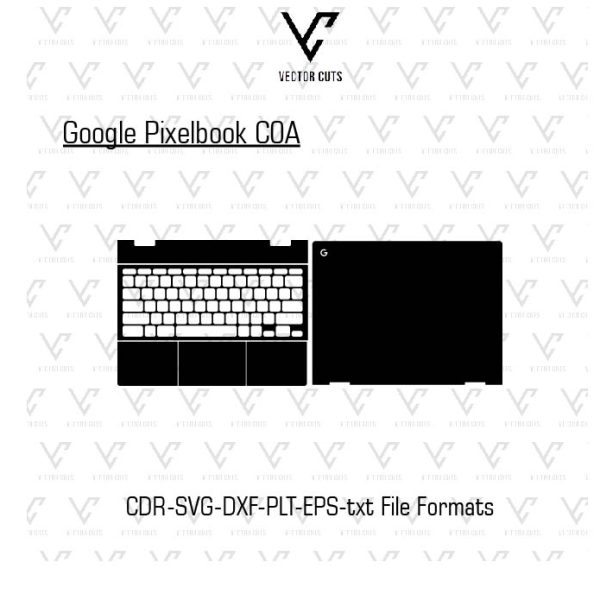 Google Pixel book C0A Laptop Skin Template