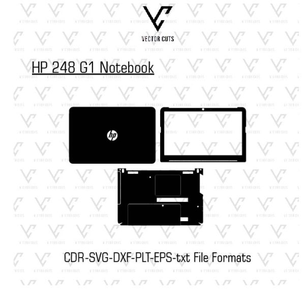 HP 248 G1 Notebook Laptop Skin Template