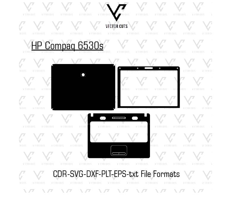 HP Compaq 6530s Laptop Skin Template
