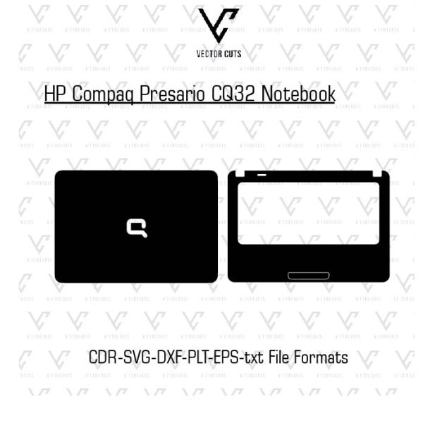 HP Compaq Presario CQ32 Notebook Laptop Skin Template