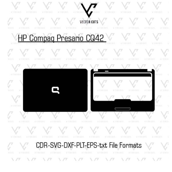 HP Compaq Presario CQ42 Laptop Skin Template