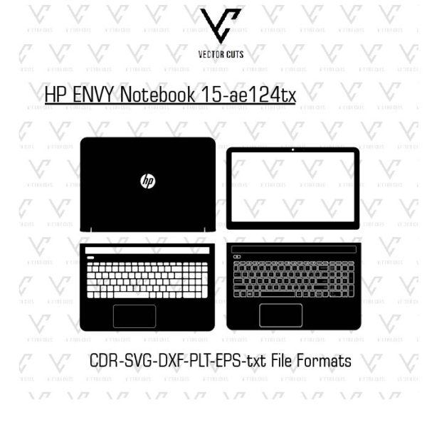 HP ENVY Notebook 15-ae124tx Laptop Skin Template