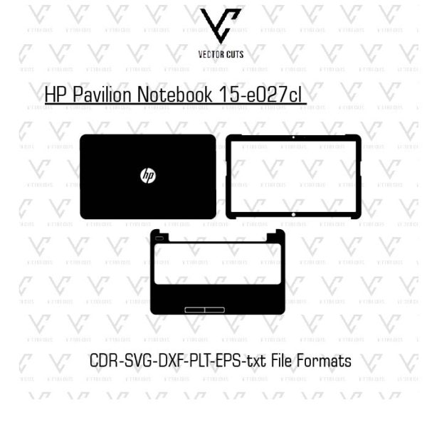 HP Pavilion Notebook 15-e027cl Laptop Skin Template