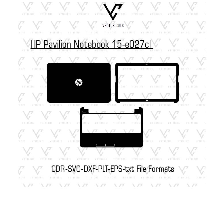 HP Pavilion Notebook 15-e027cl Laptop Skin Template