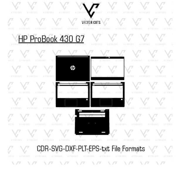 HP ProBook 430 G7 Laptop Skin Template