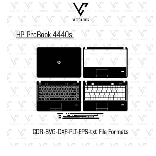 HP ProBook 4440s Laptop Skin Template