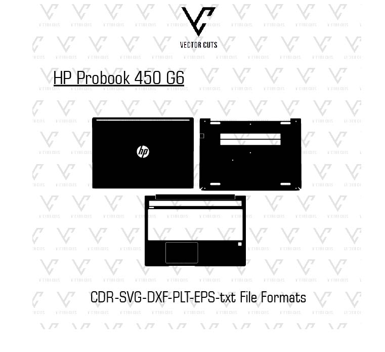 HP Probook 450 G6 Laptop Skin Template