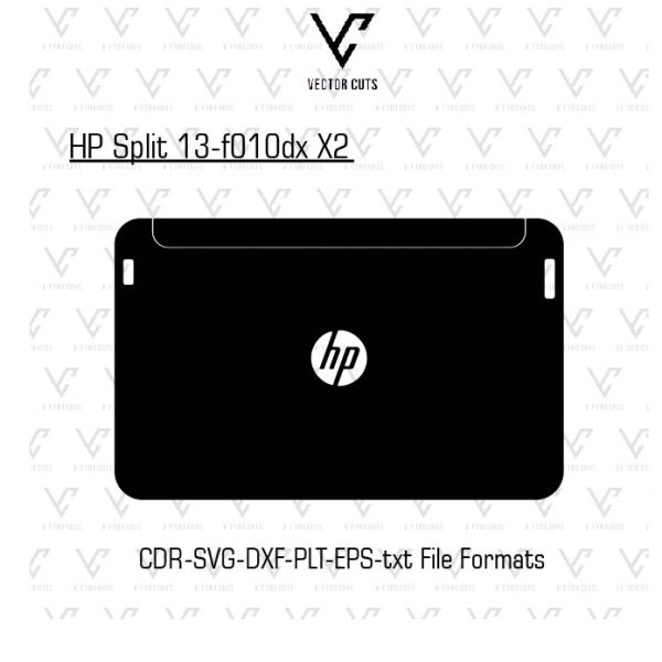 HP Split 13-f010dx X2 Laptop Skin Template
