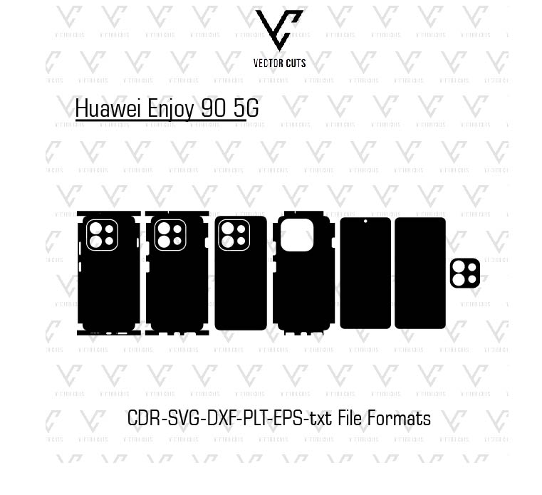 Huawei Enjoy 90 5G Mobile Skin Template