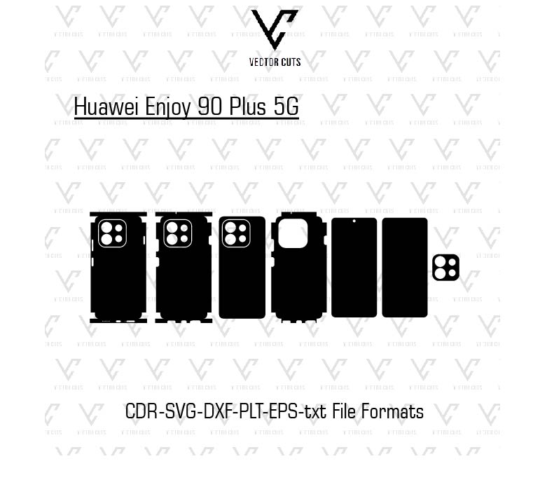 Huawei Enjoy 90 Plus 5G Mobile Skin Template
