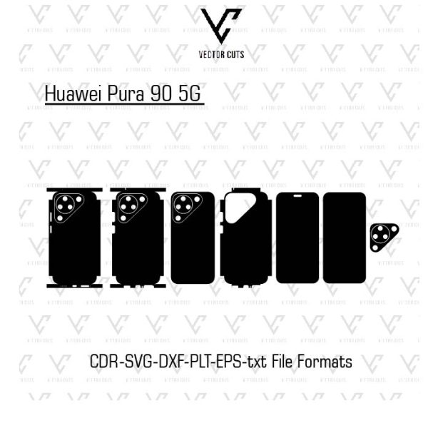 Huawei Pura 90 5G Mobile Skin Template