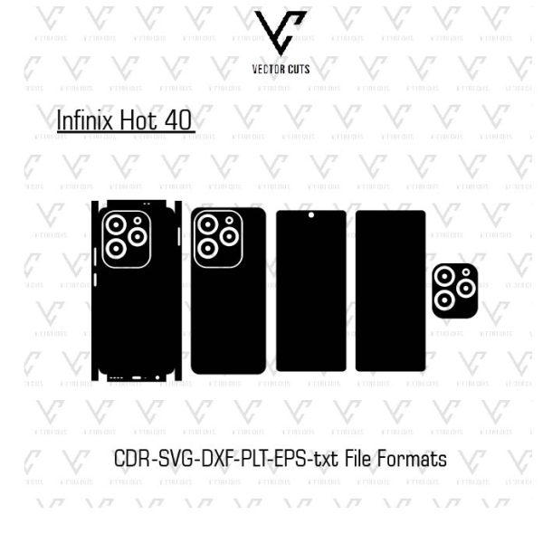 Infinix Hot 40 Mobile Skin Template