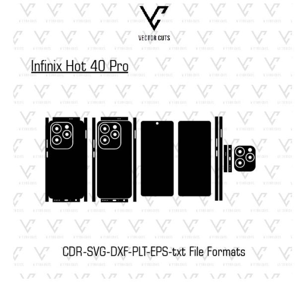 Infinix Hot 40 Pro Mobile Skin Template
