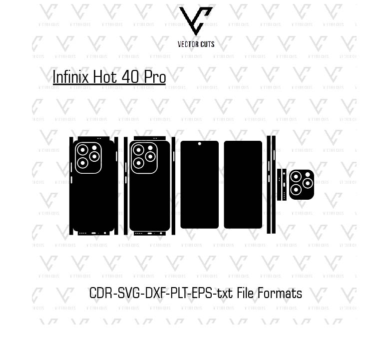Infinix Hot 40 Pro Mobile Skin Template