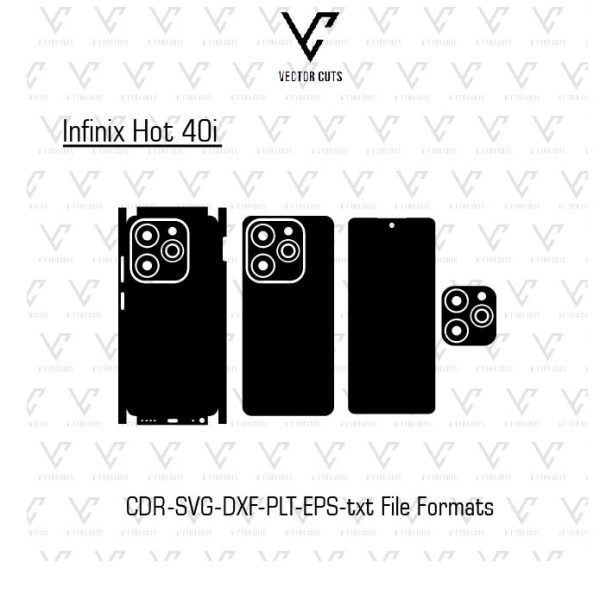 Infinix Hot 40i Mobile Skin Template