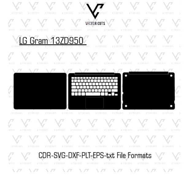 LG Gram 13ZD950 Laptop Skin Template