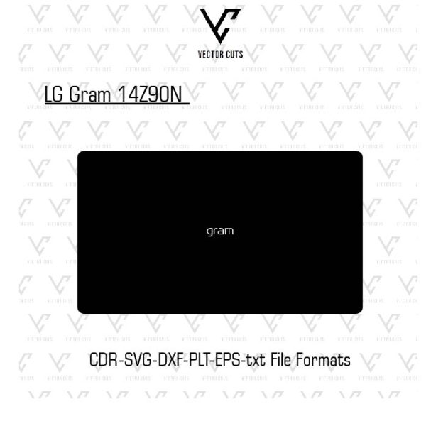 LG Gram 14Z90N Laptop Skin Template