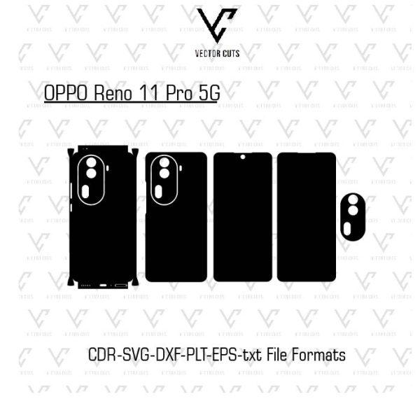 OPPO Reno 11 Pro 5G Mobile Skin Template