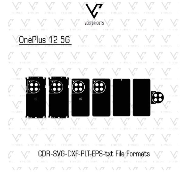 OnePlus 12 5G Mobile Skin Template