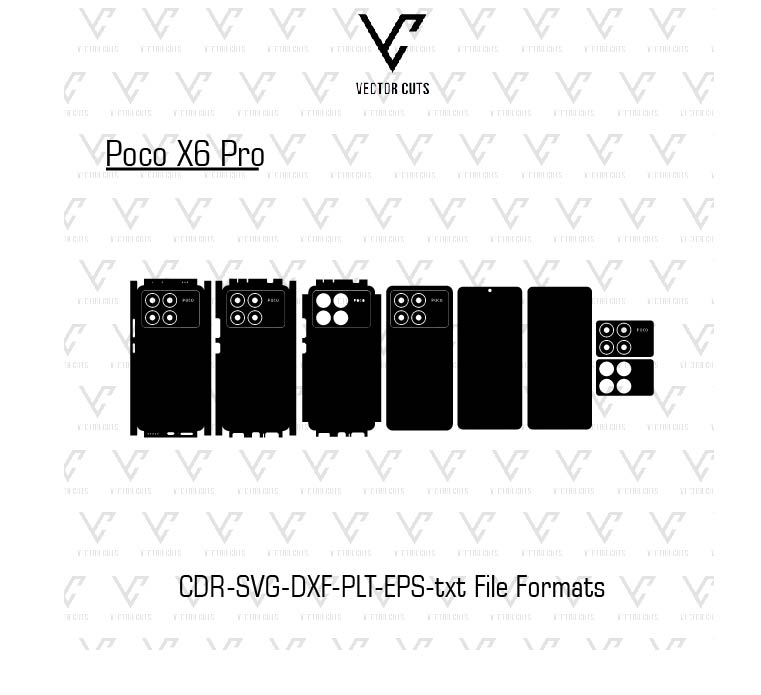 Poco X6 Pro Mobile Skin Template