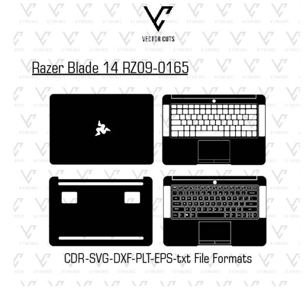 Razer Blade 14 RZ09-0165 Laptop Skin Template