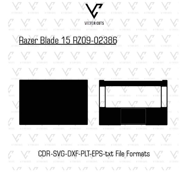 Razer Blade 15 RZ09-02386 Laptop Skin Template
