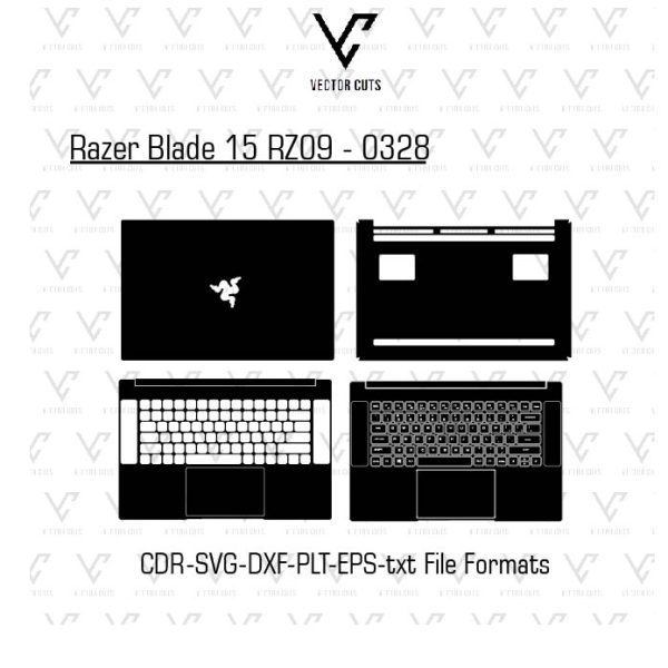 Razer Blade 15 RZ09 - 0328 Laptop Skin Template