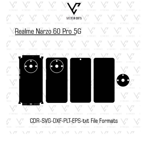 Realme Narzo 60 Pro 5G Mobile Skin Template
