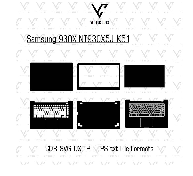 Samsung 930X NT930X5J-K51 laptop skin template